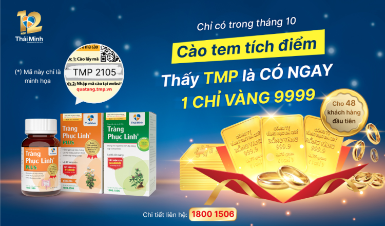 Sinh nhật Thái Minh – Rinh vàng 9999  và hàng ngàn ưu đãi hấp dẫn